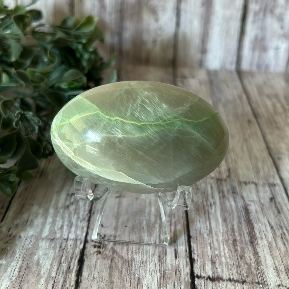 Green Moonstone Palm Stone NWOT - Picture 6 of 13